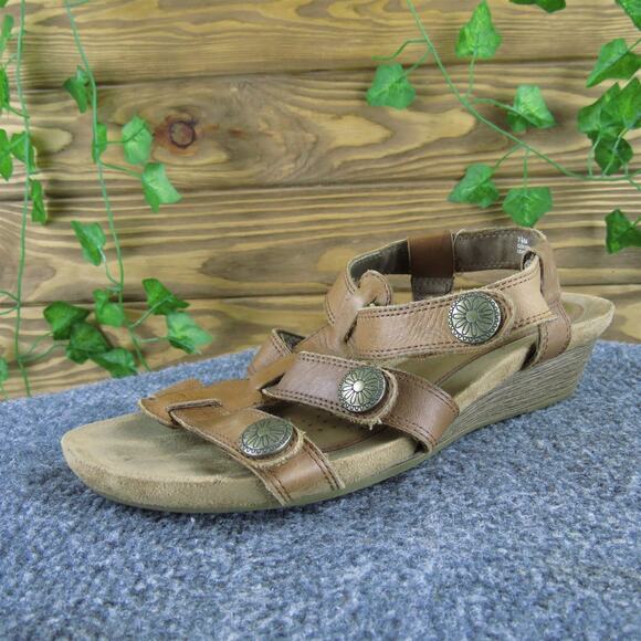 Cobb Hill Women's Gladiator Brown Leather Sz 7.5 Medium Used 2025 - Picture 1 of 7